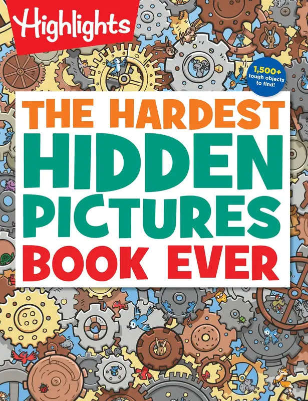 The Hardest Hidden Pictures Book Ever: 1500+ Tough Hidden Objects to Find, Extra Tricky Seek-and-Find Activity Book, Kids Puz...