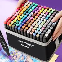 Colorful Acrylic Paint Markers Set, 1 Set Students Art Markers Pen, Sketch Coloring Book Markers for Painting, Drawing, Marke...