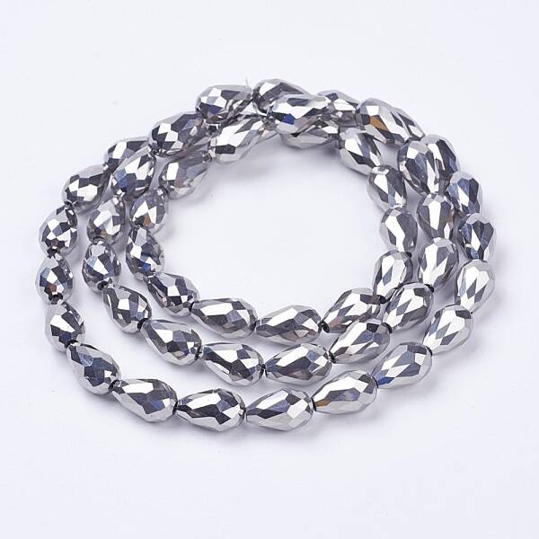 Electroplate Glass Beads Strands