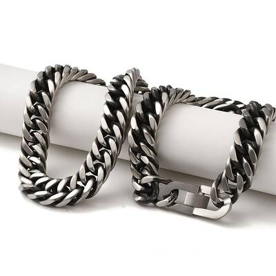 304 Stainless Steel Curb  Chain Necklaces
