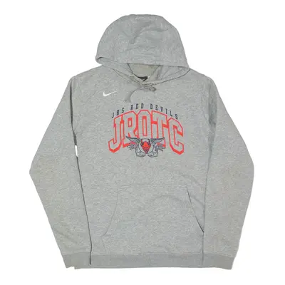 NIKE JHS Red Devils USA Hoodie Grey Pullover Mens M