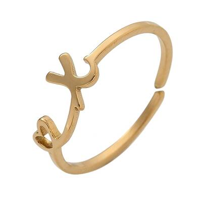 304 Stainless Steel Cuff Rings for Women