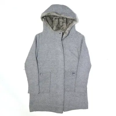 CHICOREE Overcoat Jacket Grey Womens S