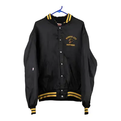 Monroe City Panthers Birdie Varsity Jacket - XL Black Nylon