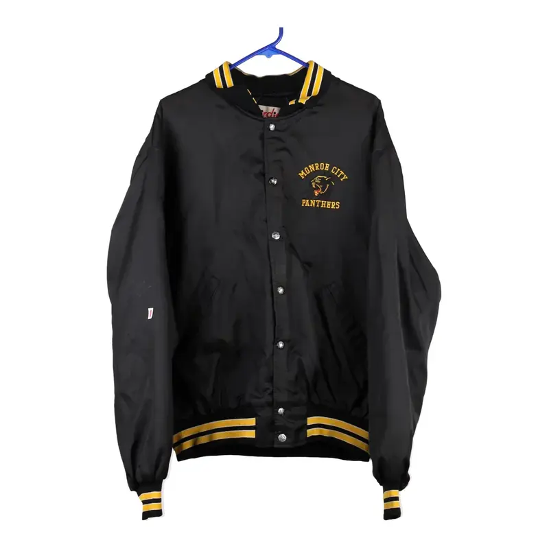 Monroe City Panthers Birdie Varsity Jacket - XL Black Nylon