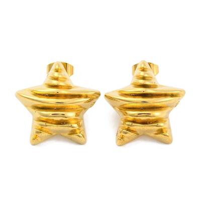 Ion Plating(IP) 304 Stainless Steel Stud Earrings