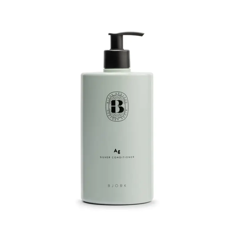 Hair conditioner Bjork Ag Silver for the neutralization of yellow tones 750 ml