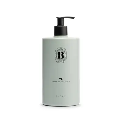 Hair conditioner Bjork Ag Silver for the neutralization of yellow tones 750 ml