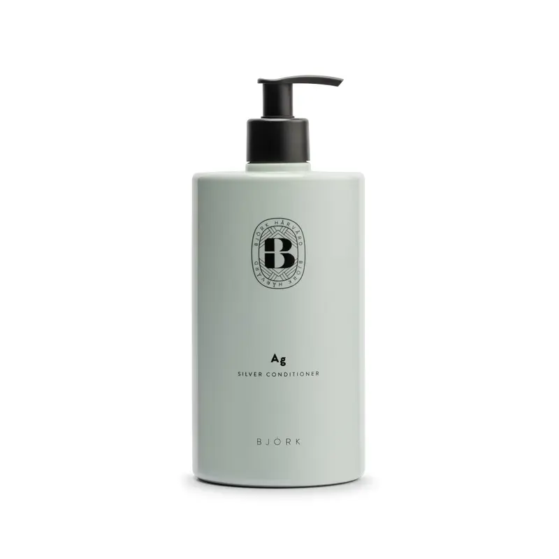 Hair conditioner Bjork Ag Silver for the neutralization of yellow tones 750 ml