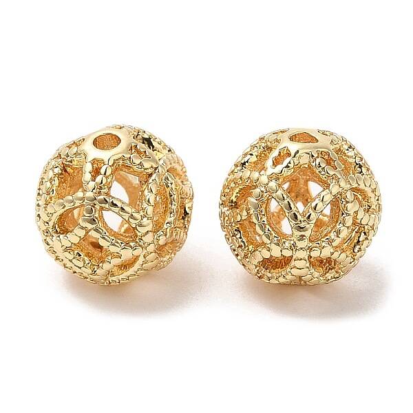Eco-Friendly Rack Plating Brass Beads