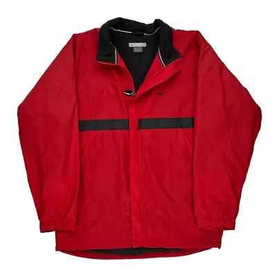 Nike Jacket - Medium Red Nylon