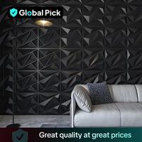 Minimalistic Geometric Pattern Wall Panel for Indoor Wall Decoration, PVC 3D Decorative Wall Panel for Home Living Room