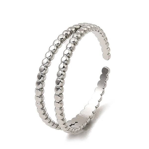 Non-Tarnish 304 Stainless Steel Open Cuff Rings