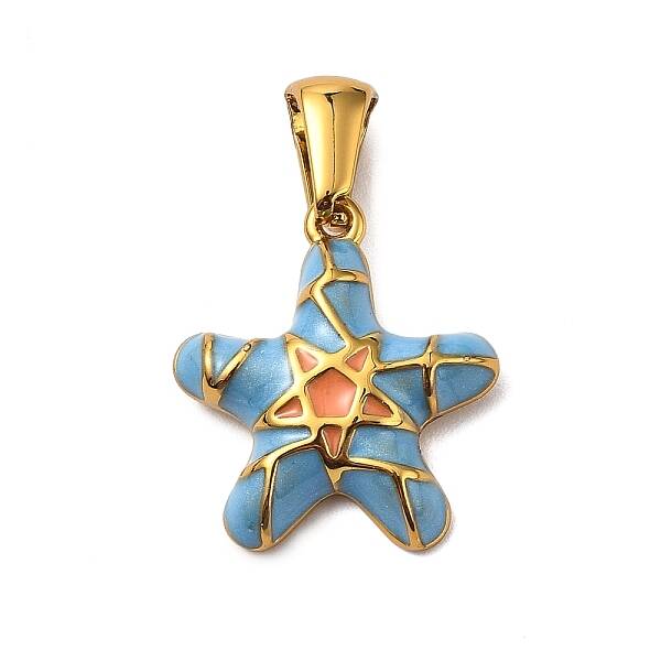 Ocean 304 Stainless Steel Enamel Pendants