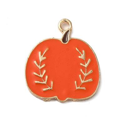 Thanksgiving Day Golden Tone Alloy Enamel Pendants
