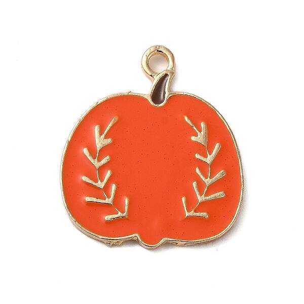 Thanksgiving Day Golden Tone Alloy Enamel Pendants
