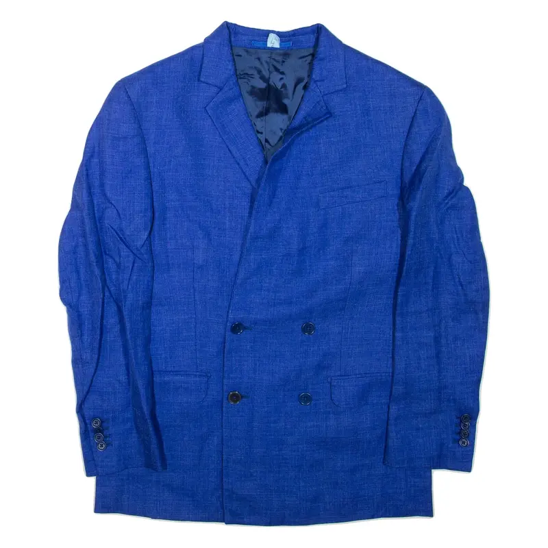 Mens Blazer Jacket Blue L