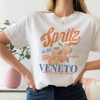 Spritz Comfort Colors Short Sleeve T-Shirt | Italian Cocktail, Aperitivo Shirt | Gift for Her | Vintage, Boho, Italia Oversiz...
