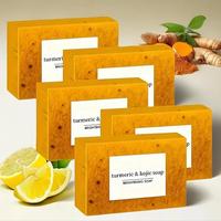 Turmeric & Kojic Acid Cleansing Soap, Natural Extract Soap Bar, Daily Body Cleansing Soap for Women & Men, Skincare, Summer E...