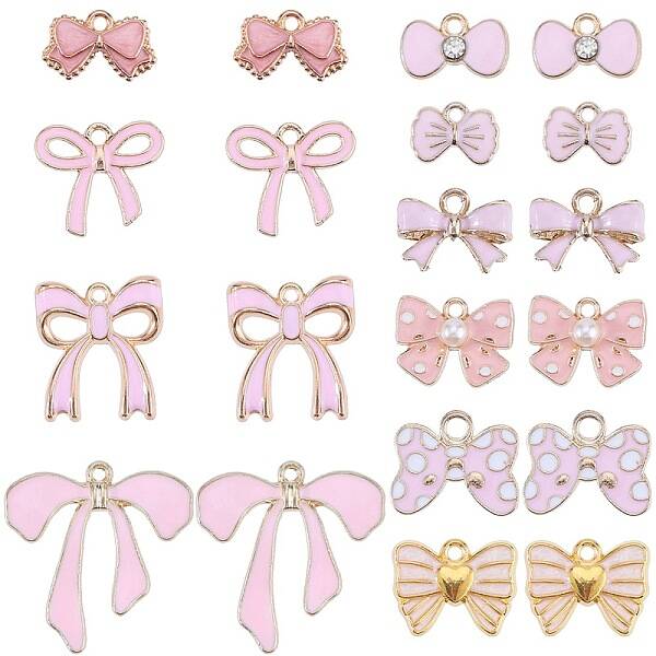 40Pcs 10 Style Alloy Pendants