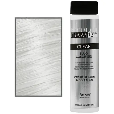 Be Hair Be Color Crazy Gel Toner for hair 150 ml transparent | Pure