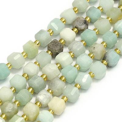 Natural Flower Amazonite Beads Strand