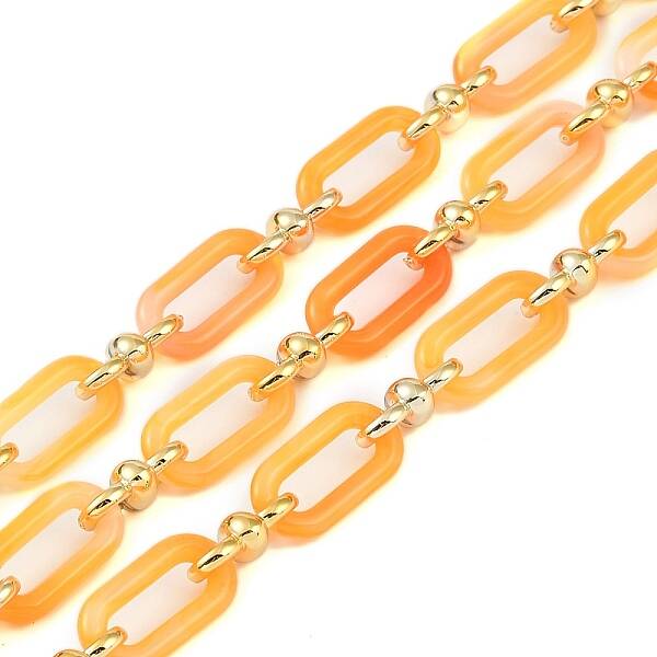 Rack Plating Acrylic & CCB Plastic Chain