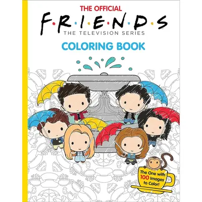 The Official Friends Coloring Book: The One with 100 Images to Color! -- Paperback