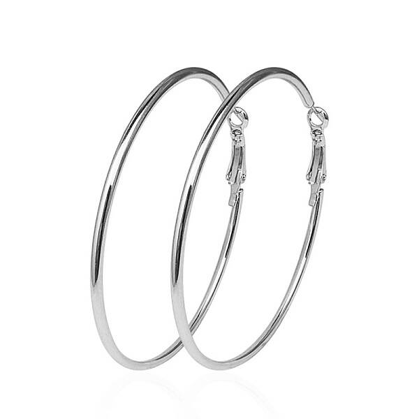 Stylish LED Hoop Earrings for Women - Non-Pierced Clip-On Design