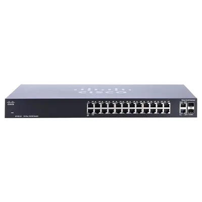 Cisco SF102-24-NA-RF | Small Business 100 Series SF102-24 24 x 10/100Base-TX RJ-45 Ports and 2 x 1GbE RJ-45/SFP Combo Uplink ...