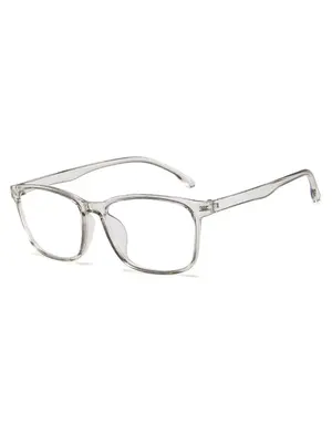 Simple Anti-blue Eyeglasses, Basic Flat Frame Fashion Eyeglasses for Women & Men, Fashion Eyeglasses for Work, Daily Clothing...
