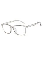 Simple Anti-blue Eyeglasses, Basic Flat Frame Fashion Eyeglasses for Women & Men, Fashion Eyeglasses for Work, Daily Clothing...