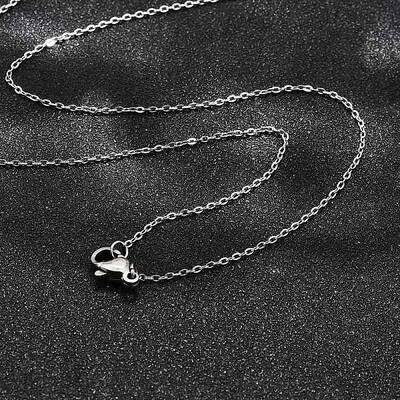 Non-Tarnish 304 Stainless Steel Cable Chain Necklaces