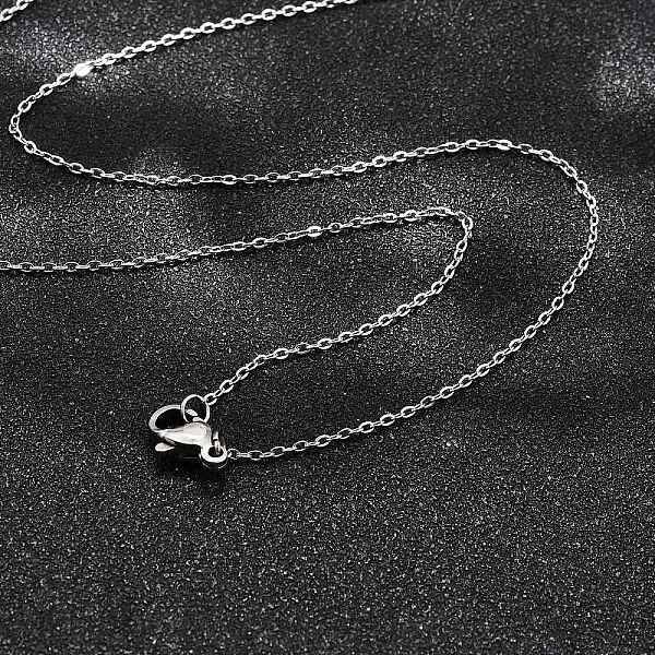 Non-Tarnish 304 Stainless Steel Cable Chain Necklaces