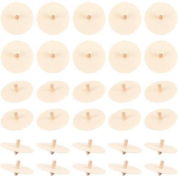 Wooden Spinning Tops