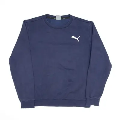 PUMA Sports Blue Sweatshirt Mens S