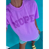 Nope Neon Purple Tee