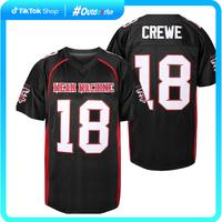 [dealsforyoudays] Men's #18 Paul Crewe Mean Machine The Longest Yard Movie American Football Jersey Stitched