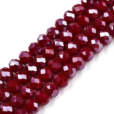 Electroplate Glass Beads Strands
