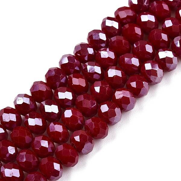 Electroplate Glass Beads Strands