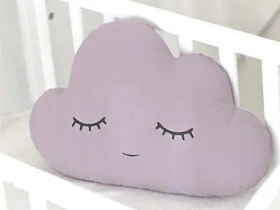 Dusty Lavender Cloud Pillow