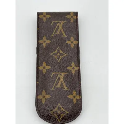 Pre-owned LOUIS VUITTON Coated Canvas Small Leather Goods PRELOVED Monogram Small Eye Glass Case. MDW932X 110524 P