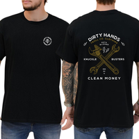 Dirty Hands Tool Co. T-Shirt – Bold Wrench Graphic with “Knuckle Busters Clean Money” Slogan, Built for Hard Workers, U...