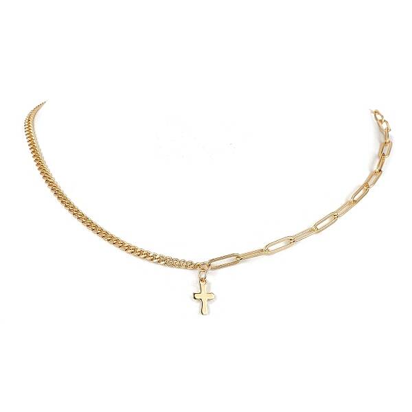 304 Stainless Steel Cross Pendant Necklaces