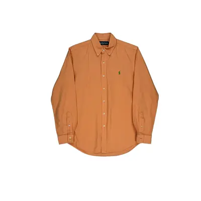 Ralph Lauren Shirt - Medium Orange Cotton