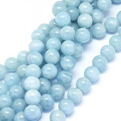 Natural Aquamarine Beads Strands