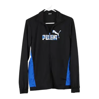 Age 15-16 Puma Track Jacket - 2XL Black Polyester