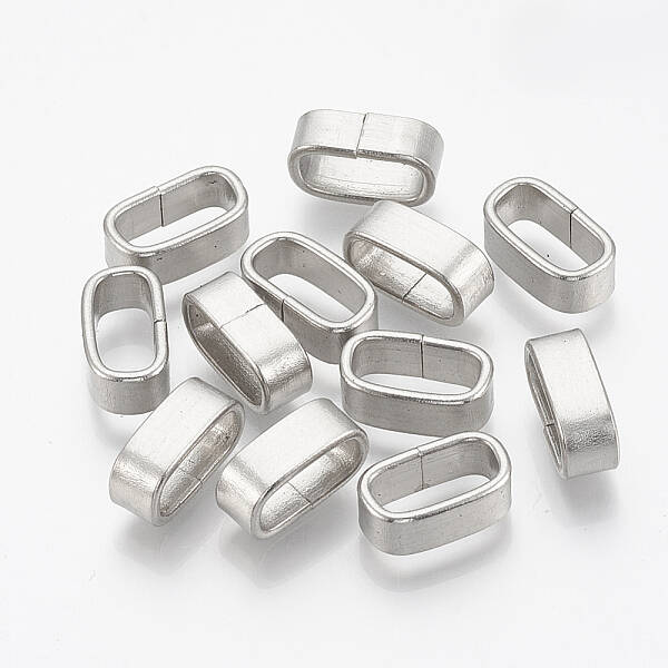Non-Tarnish 304 Stainless Steel Slide Charm