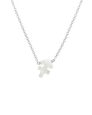 Zodiac Necklace | Metal Color: Silver | Sign: Sagittarius