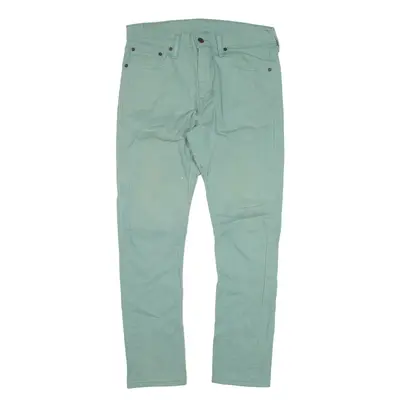 LEVI'S 510 Jeans Green Denim Slim Skinny Mens W32 L27